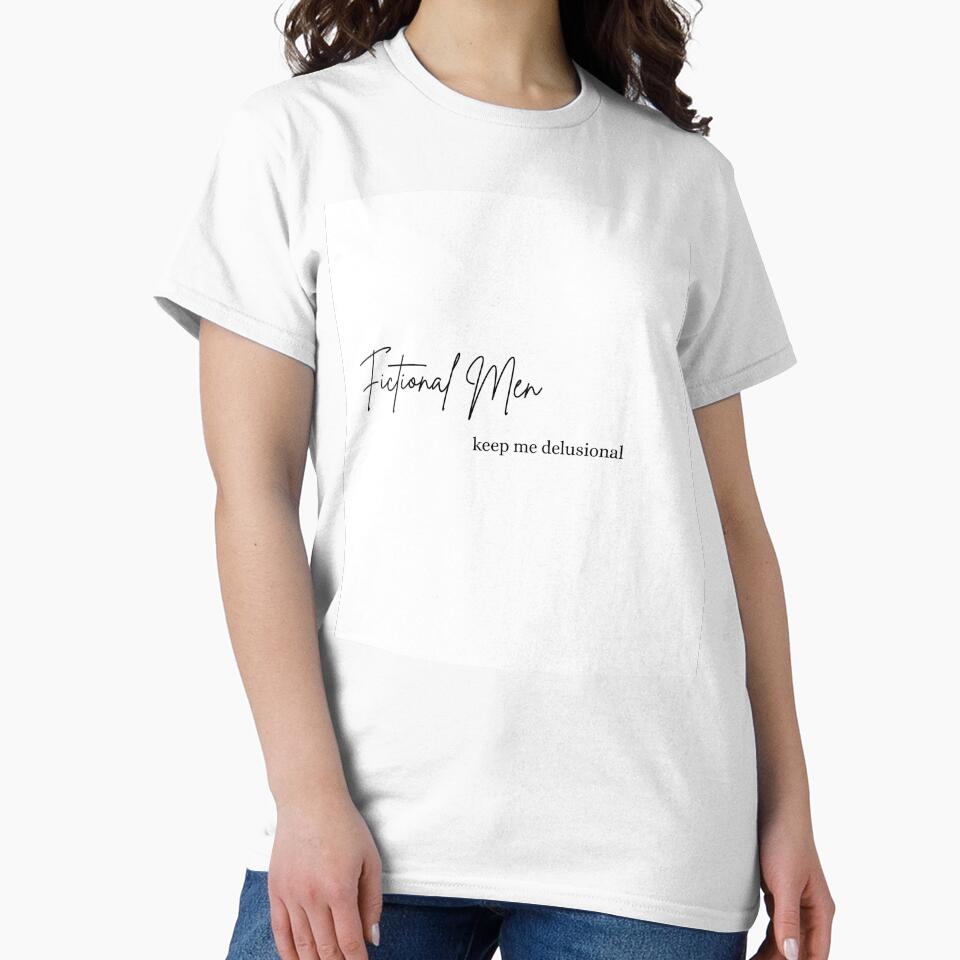 Fictional Men Keep Me Delusional | Romantasy Book Lover Shirt by FeralFictionCo