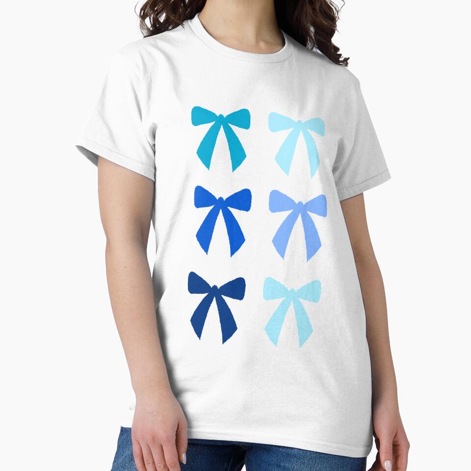 blue bow by Paper Drip