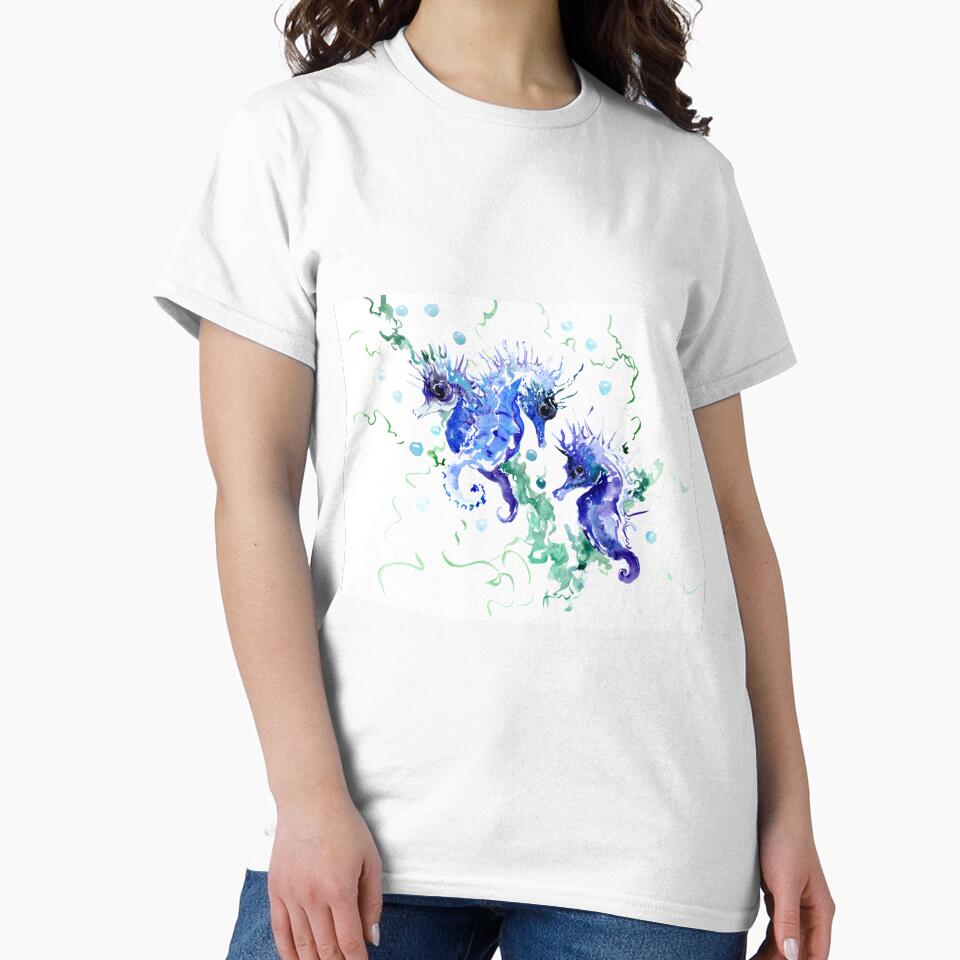 Blue Seahorses by surenart
