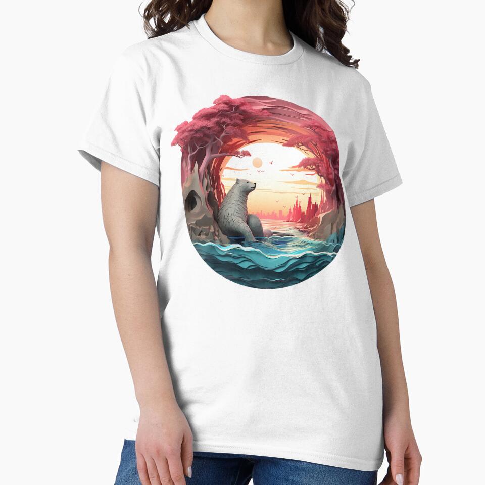 Vaporwave Polarbear by ArcticxShop