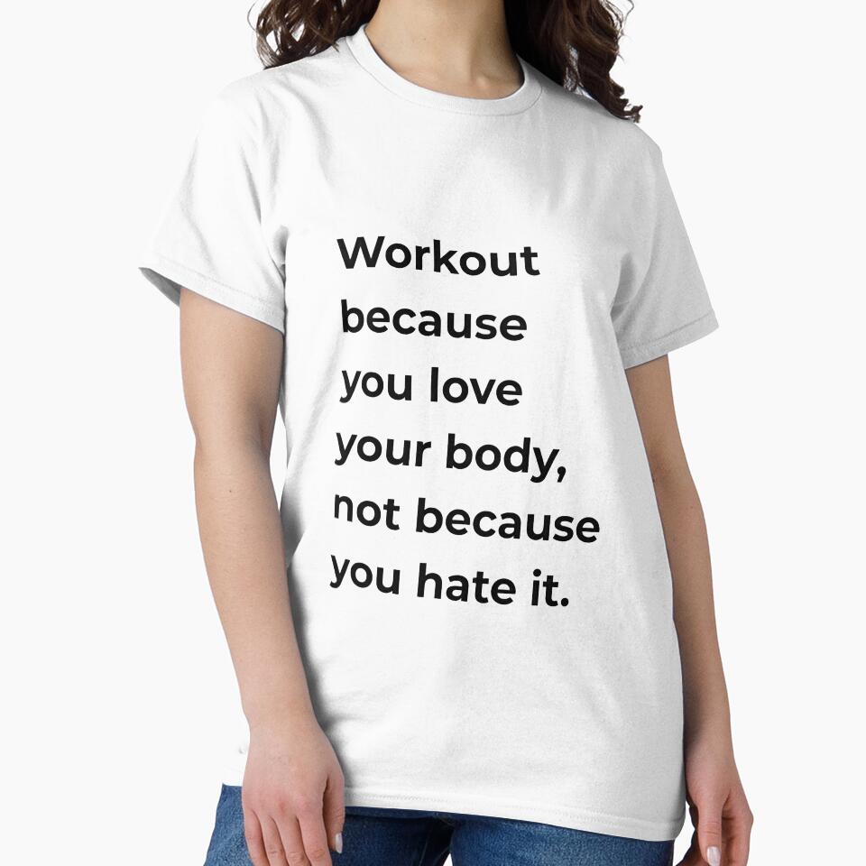 Workout Because You Love Your Body HD Sticker – Positive New Year Fitness Self-Care Quote | 2026 new year resolution by MillionaireGenZ ⭐⭐⭐⭐⭐ (5.0)