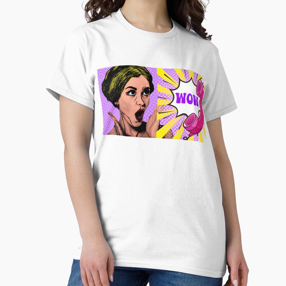 Pop Culture Pop Art Pop Culture Pattern: WOW by Denefie