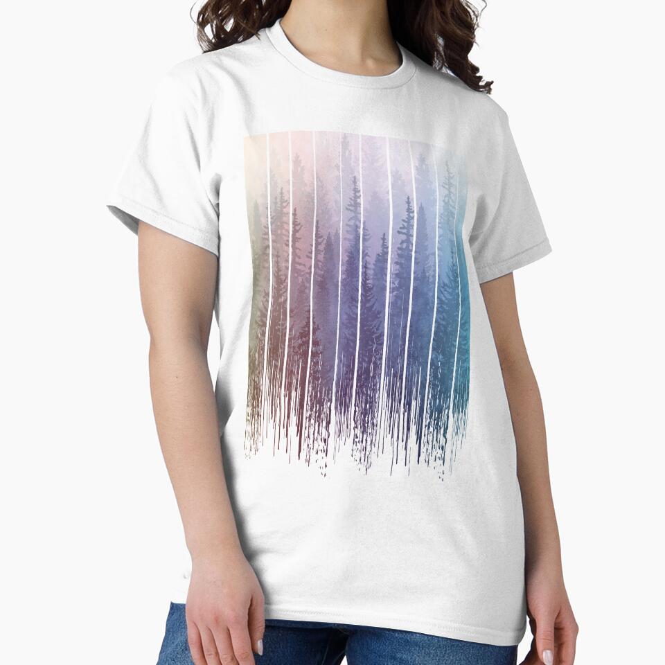 Grunge Dripping Rainbow Misty Forest by maryedenoa