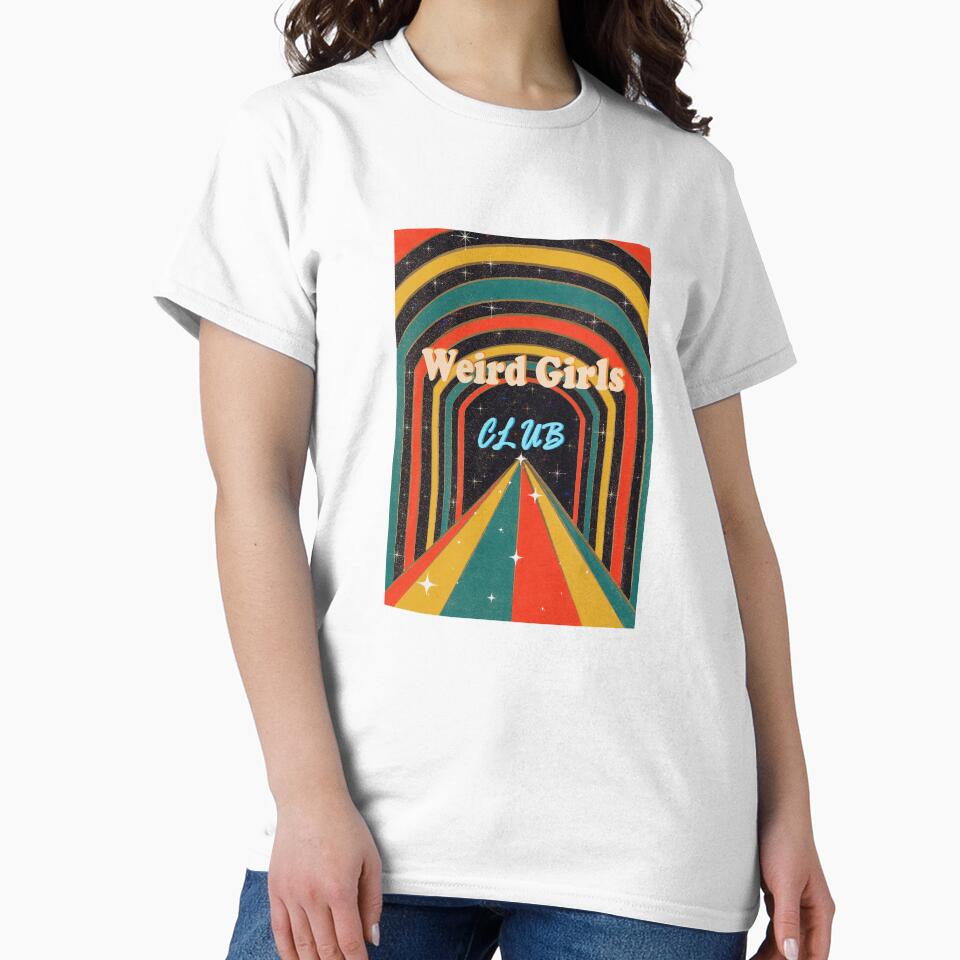 Weird Girls Club Retro 70s Psychedelic Space Art by Pop & Punch