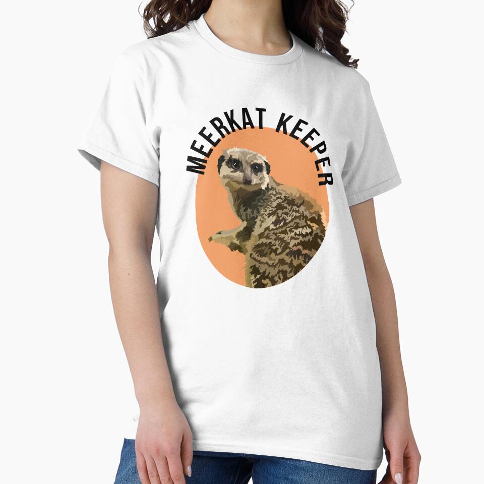 Meerkat Keeper,Meerkat Keeper Design – Dedicated Care and Conservation of Social Mammals Artwork by PrettylittlepastelUk