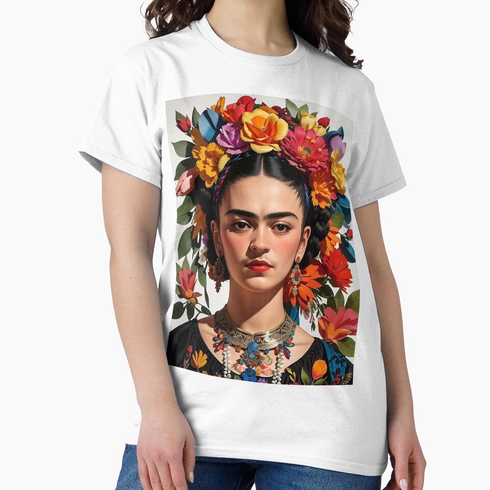 Frida Khalo "All the Flowers"- 3 by vsartmaking