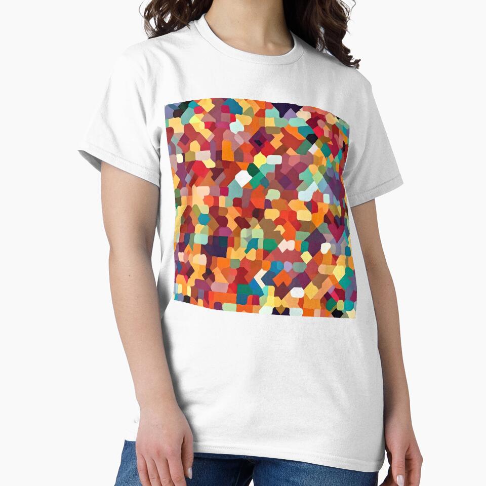 Colourful, abstract mosaic pattern. by PrestonSquires