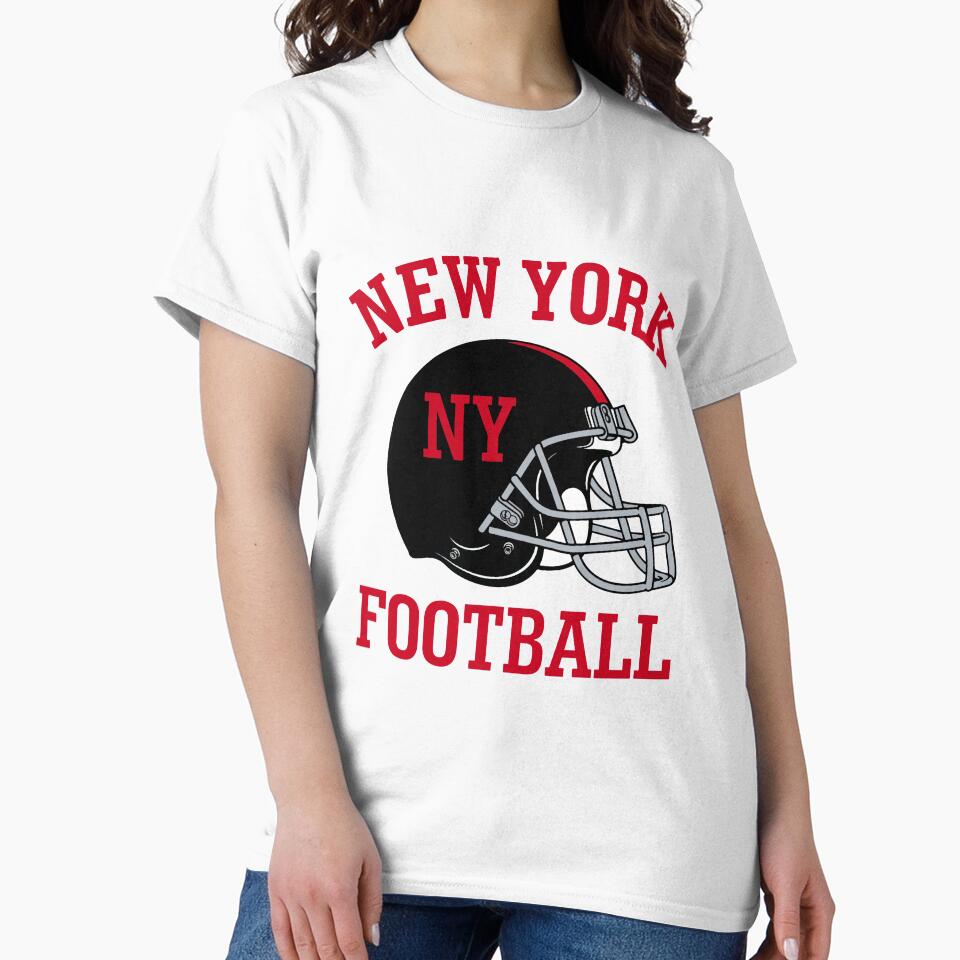 New York Football T-Shirt for Men and Women by AllStarMerch