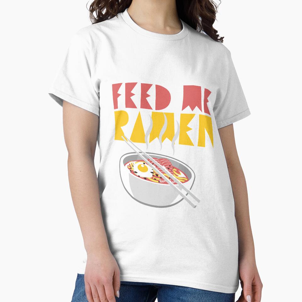 Feed Me Ramen Hot Spicy Bowl Chopsticks Noodles by Bronby