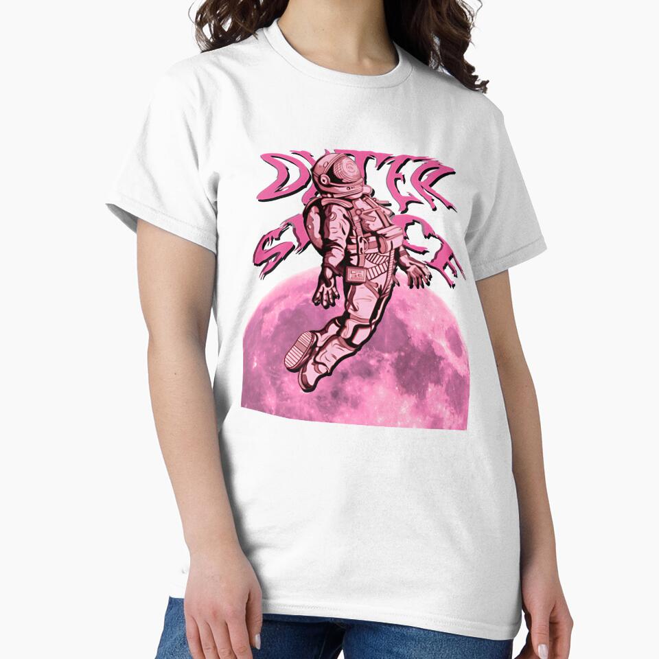 Lost in Space – Retro Astronaut Oversized Tee by swizbiz