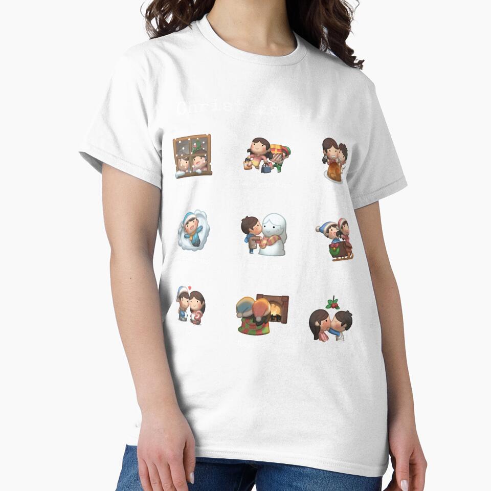 Cute Romantic Christmas Shirt by fermo