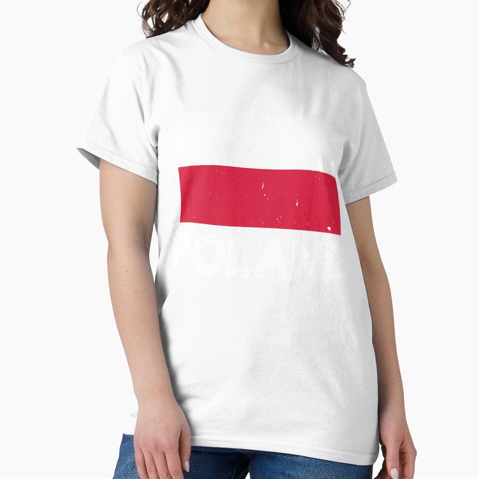 Poland Flag T-Shirt for Men and Women by AllStarMerch