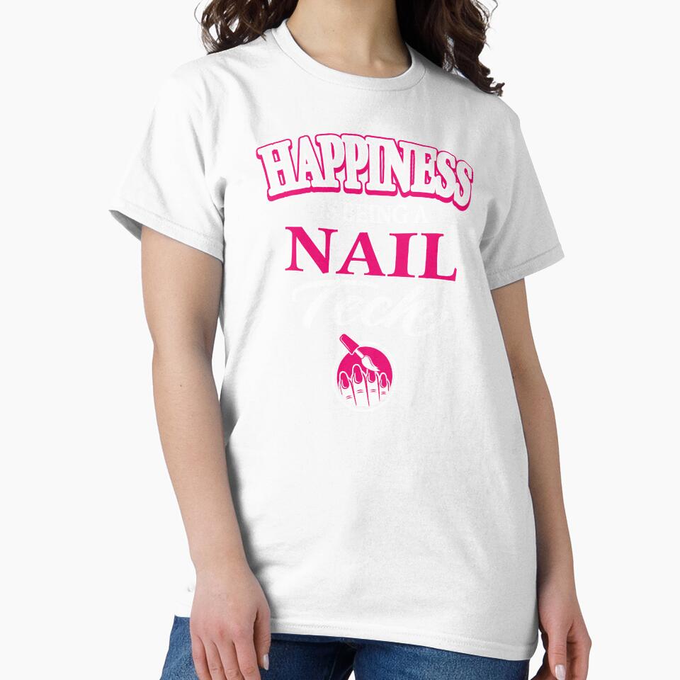 Nail Tech Nail Art Artist  Happiness is Being a Nail Tech Manicure Polish by Merchking1