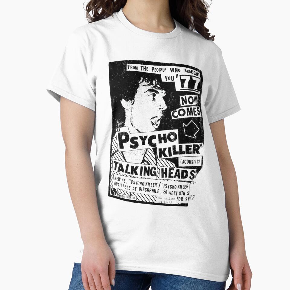 From The People Who Brought You Now Comes Psycho Killer Post Punk Design by Goeagle