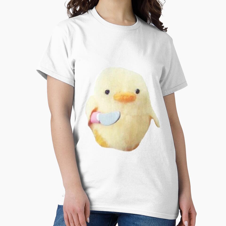 dangerous duck with knife by teaisfantastic