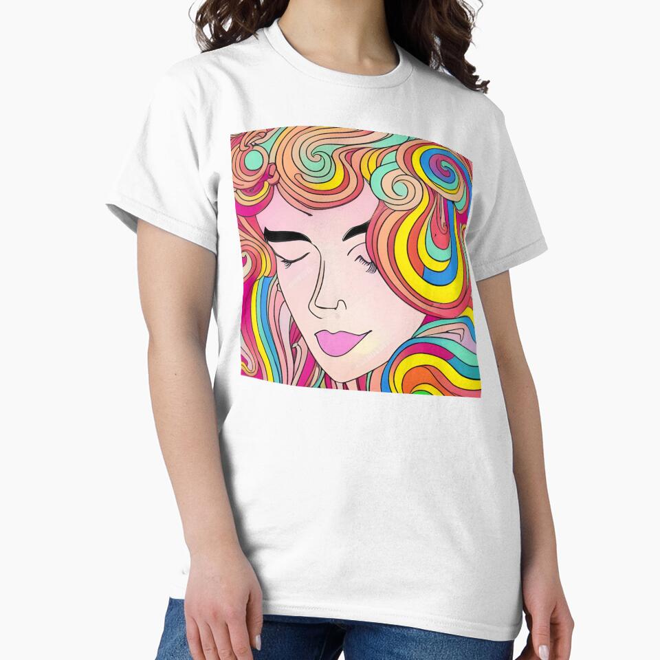 Hippie Trippy Woman by dreamkaistudios