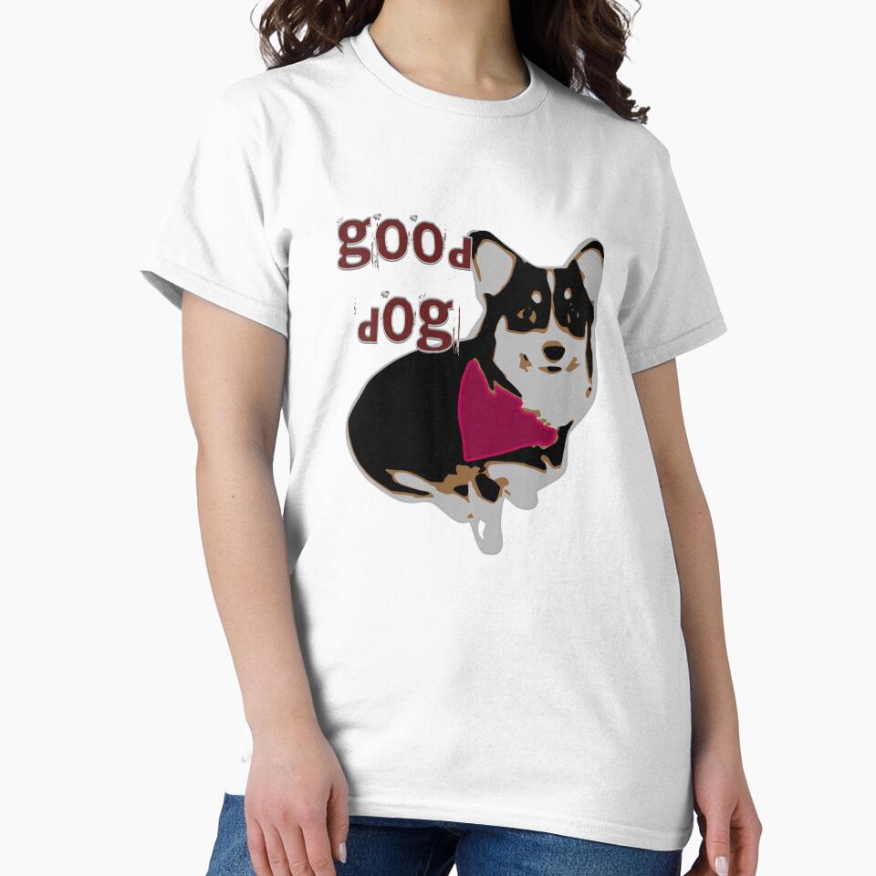 Good Dog Muffin Retro Corgi Design by Zelda's Garden