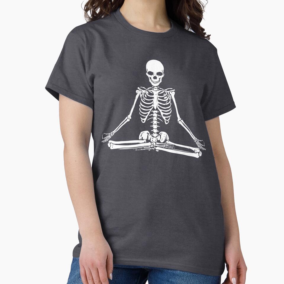 Meditating Skeleton by Shayli Kipnis