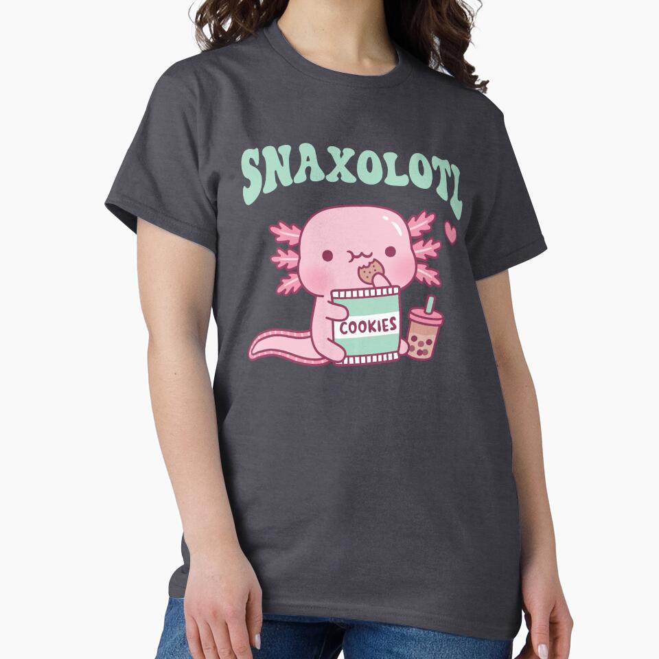 Funny Snaxolotl Snack A Lotl Like The Axolotl by rustydoodle