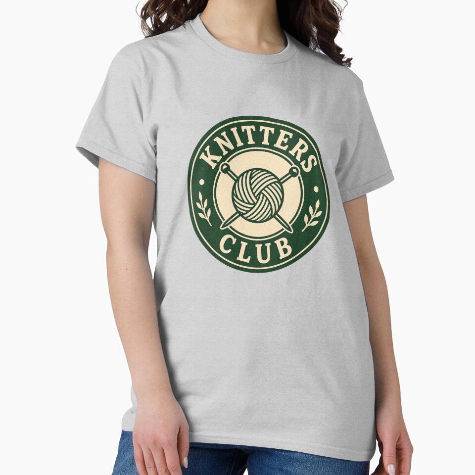 Knitters Club Vintage Badge by EastEndTownie