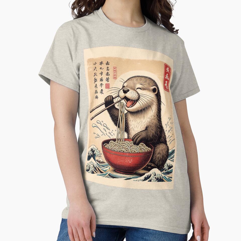 Otter Eating Noodles by m-y-A-I-A-R-T-