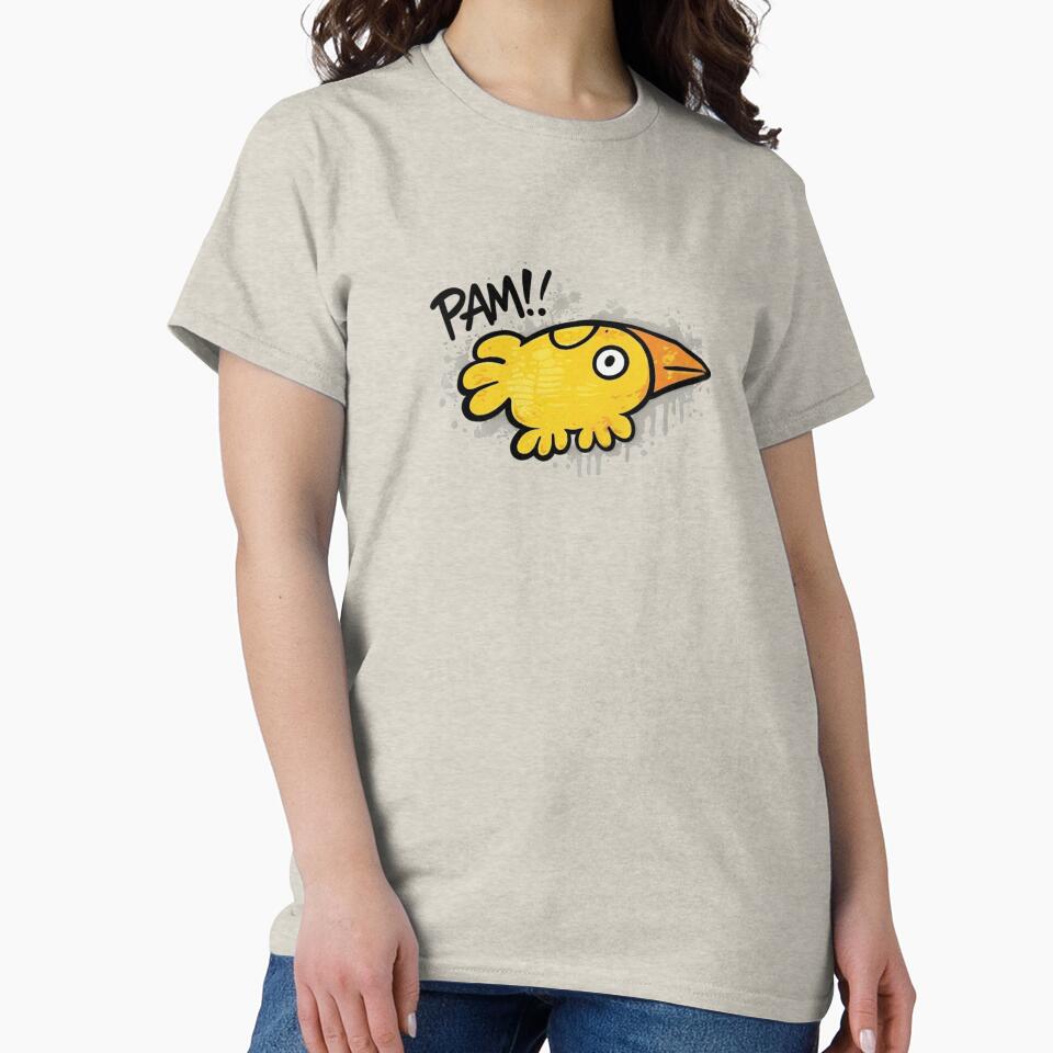 Yellow Pam Graffiti Bird | Melbourne Street Art Inspired by DoodleAndTextS