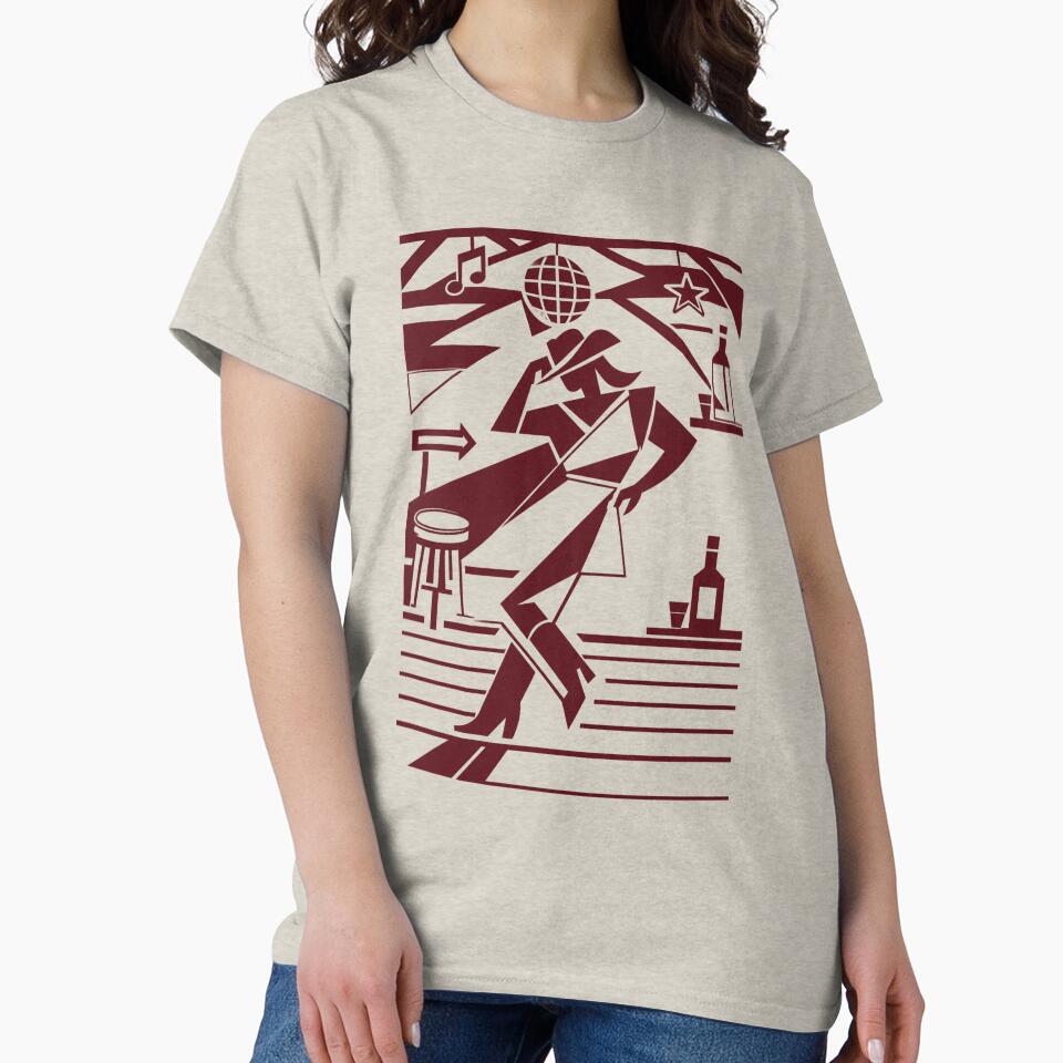 Line Dancing Cowgirl - Retro Western Country Music by JonelCrafts