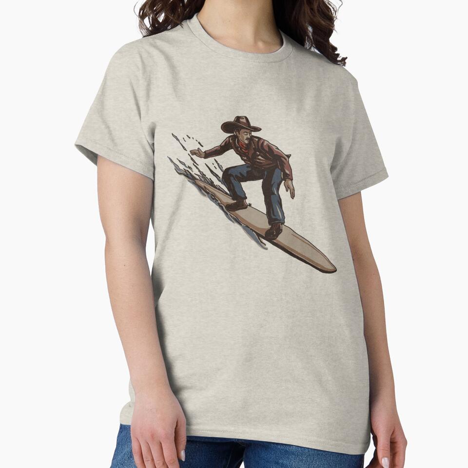 Surfing Cowboy by CleverILY