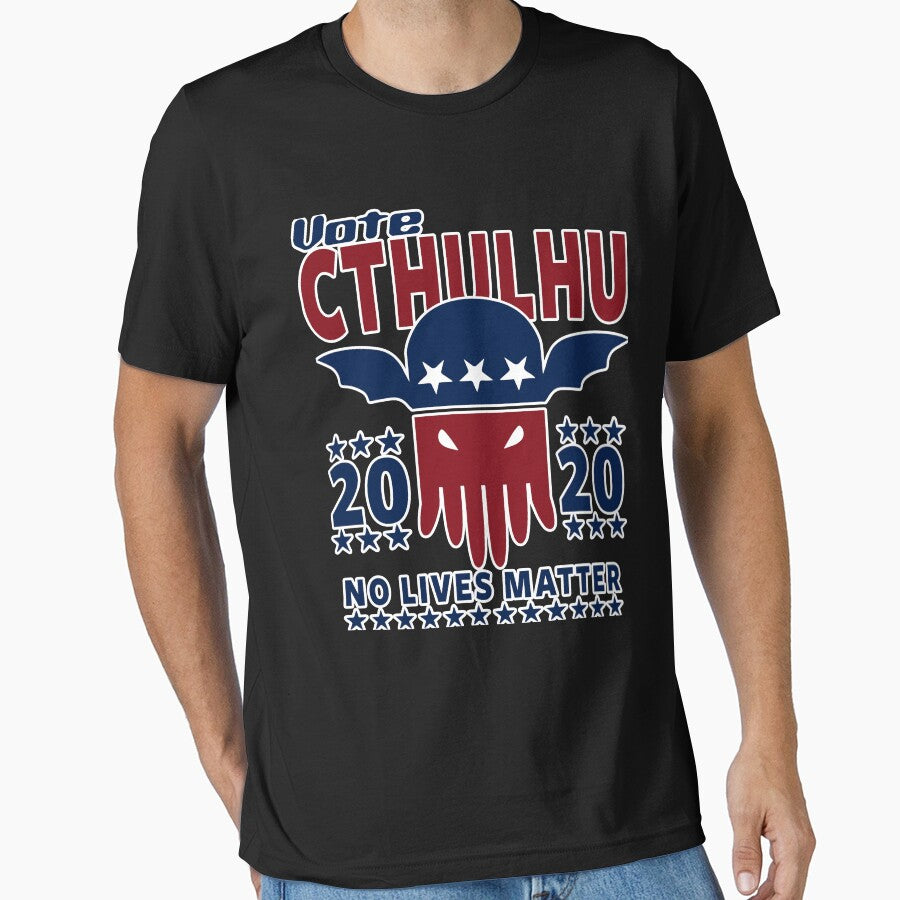 VOTE CTHULHU 2020 - CTHULHU AND LOVECRAFT by ShirtWreck