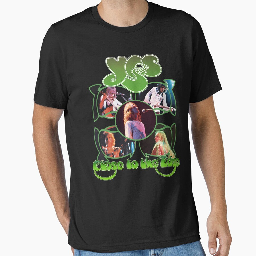 Yess Band Closes to the Edges Vintage Prog Rock Design by TALEROX
