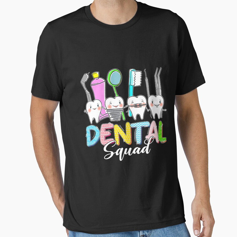 Funny Teeth Dental Squad Dentist Happy Easter Day by AtmanJosef