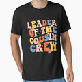Leader Of The Cousin Crew Groovy Retro Cousin Club Squad by Achrafdesign