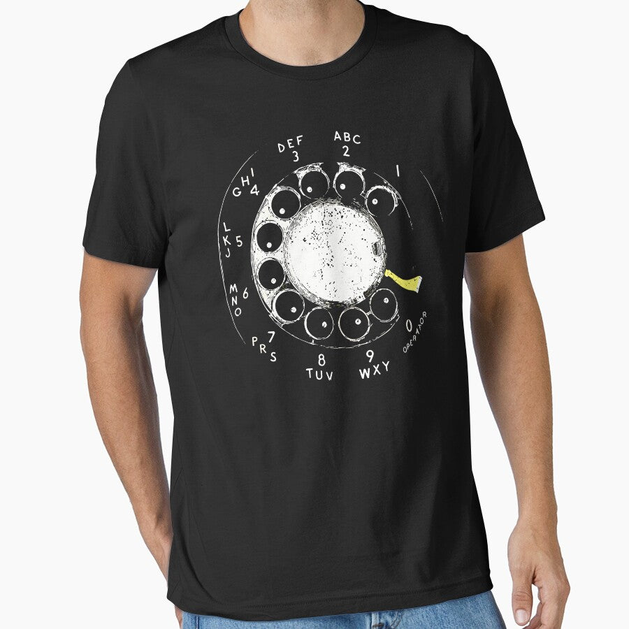 Rotary Phone Dial Retro Vintage Telephone Nostalgia Graphic by Glow-Paw-Studio
