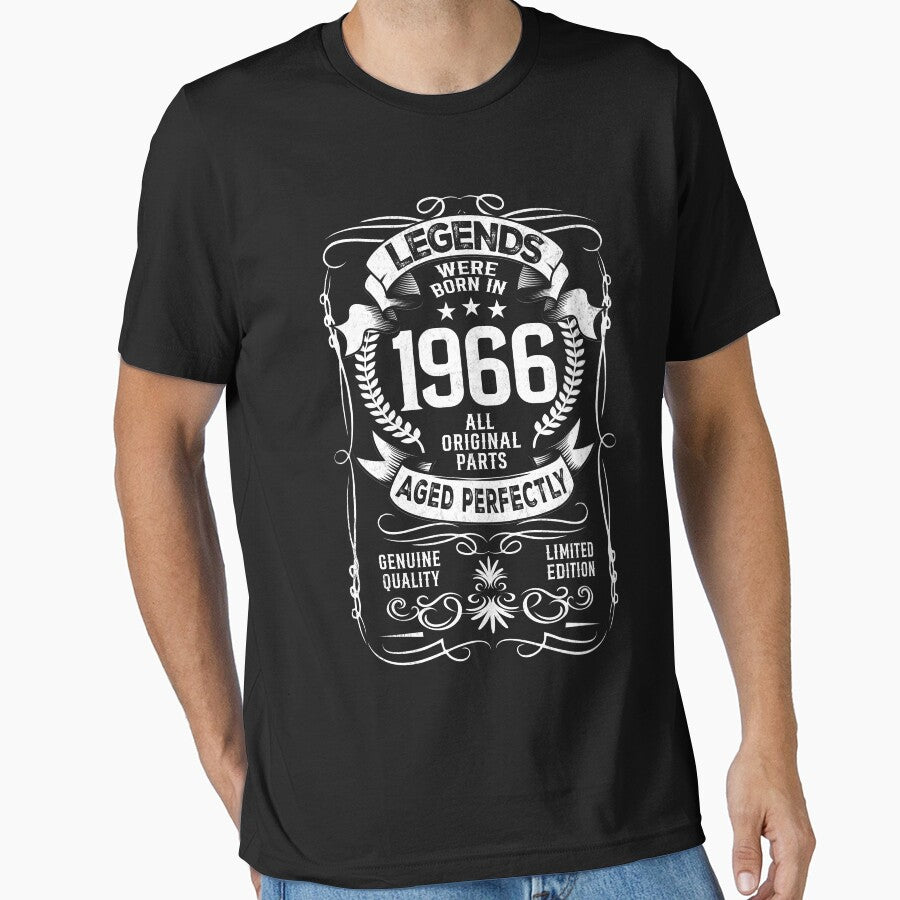 Legends Born in 1966 Vintage 60th Birthday Retro Grandpa Gift by FernaRoje