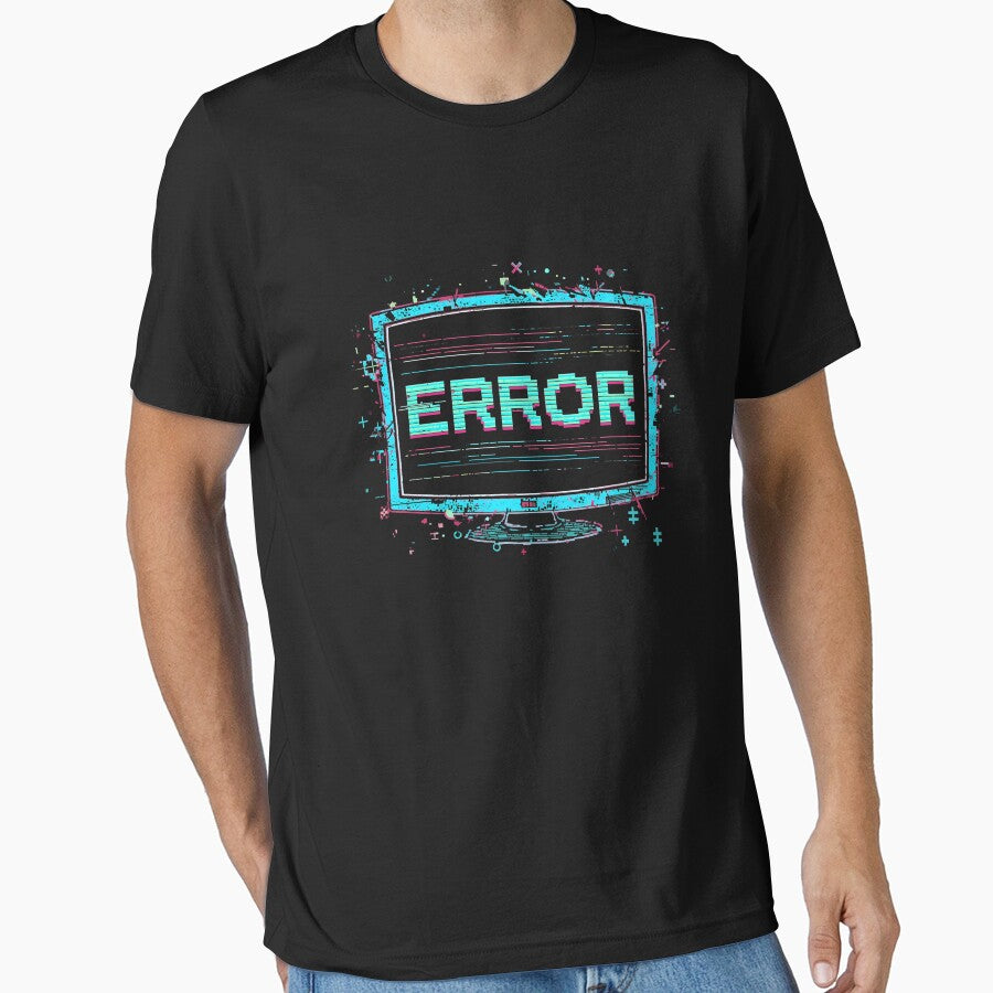 ERROR Glitch Sticker – Retro Tech Y2K Cyber Aesthetic, Gamer Laptop & Phone Sticker, Digital Chaos Art by JaiSoftStudio