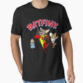 Batfink the Bat Superhero 60s Cartoon Character, his aide Karate, and Villain Hugo A-Go-Go  Classic by OdelinHernandez