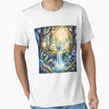 Moonlit Fairy Forest Waterfall Dreams by Storybook Botanica