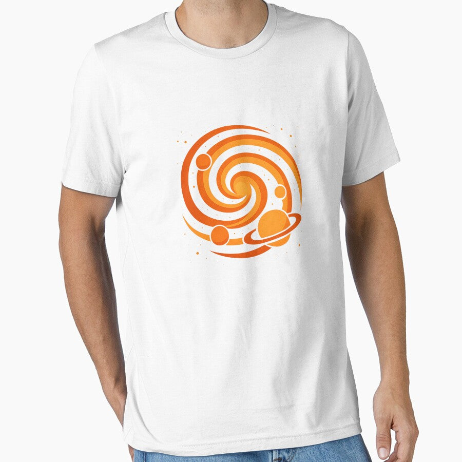 Retro Warm Abstract Cosmic Design – Vintage Aesthetic by Pixcelcosmic