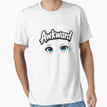 Awkward Anime Eyes Funny Kawaii Shirt | Introvert Anime Fan Design by Just An Anime Fan Shop