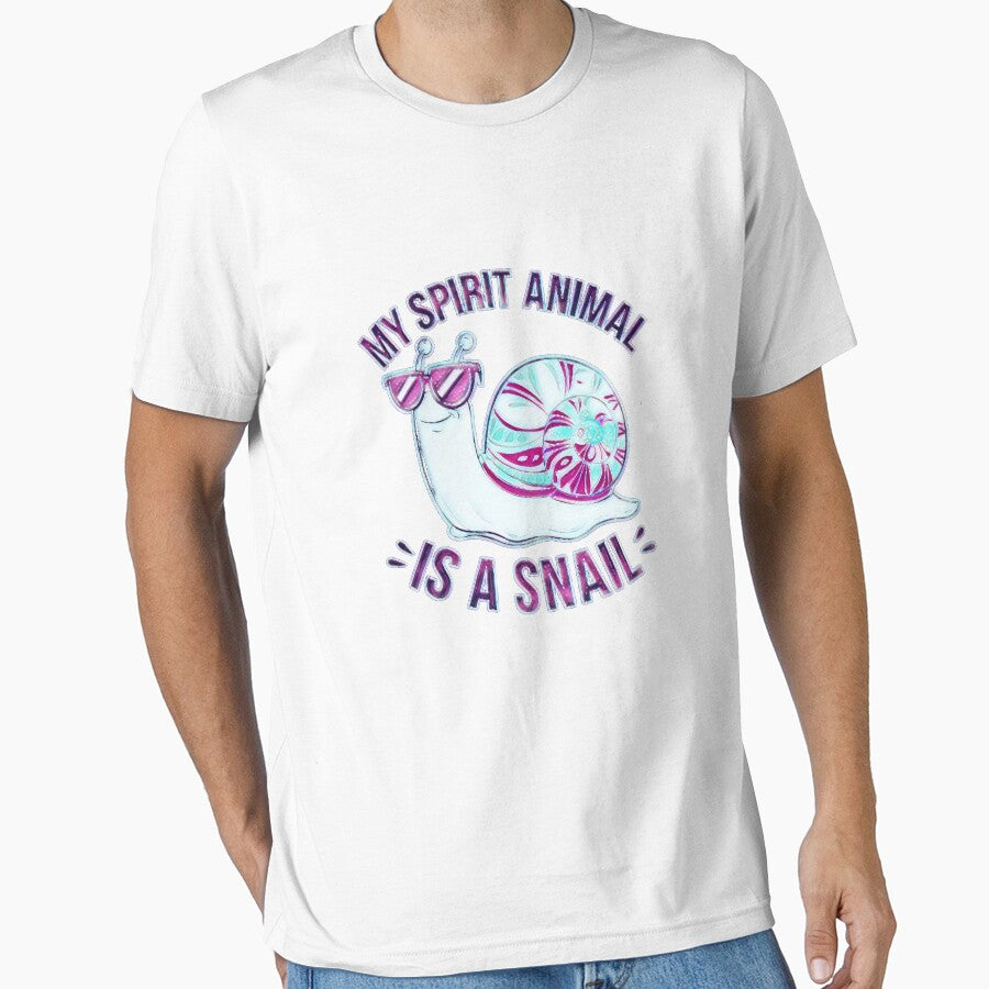 My Spirit Animal Is a Snail Slow Life Quote #2 by creativerooney