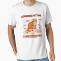 Advanced Sitting Level Three Certified Funny Cat Infographic by CF_VintageDesign