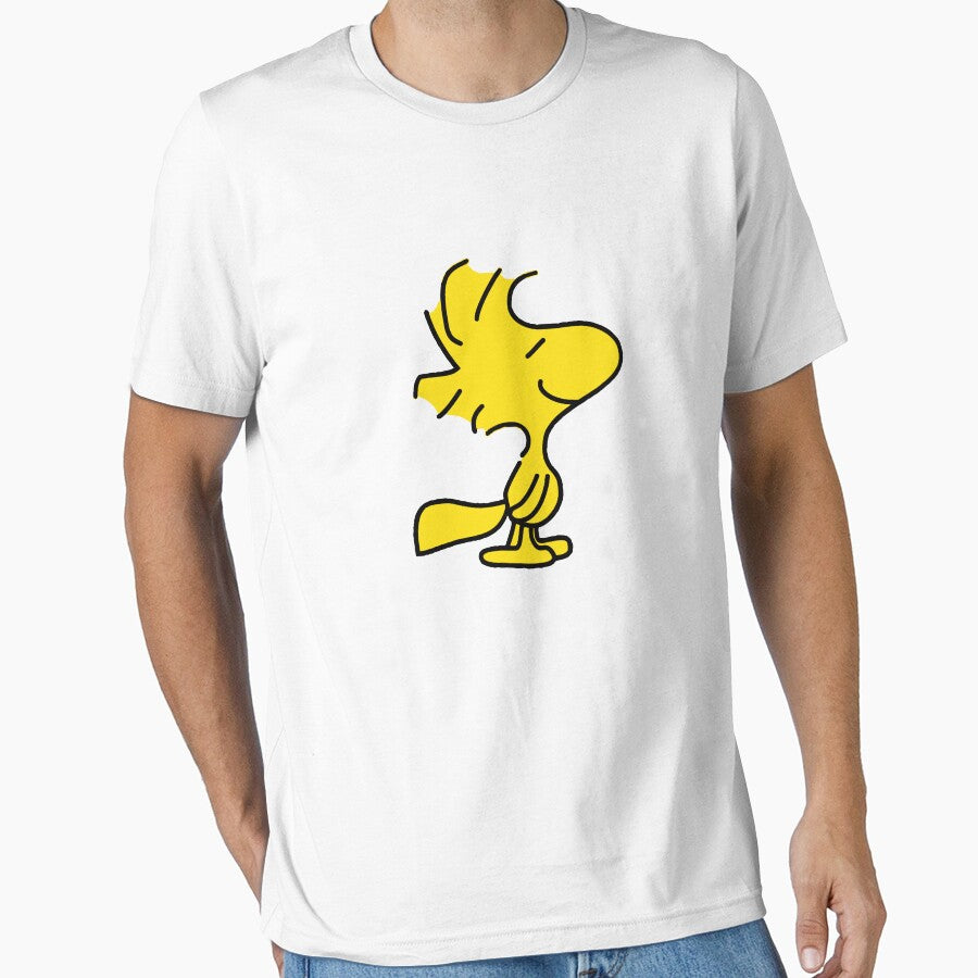 Happy Woodstock Yellow Bird Minimalist by mikergoles