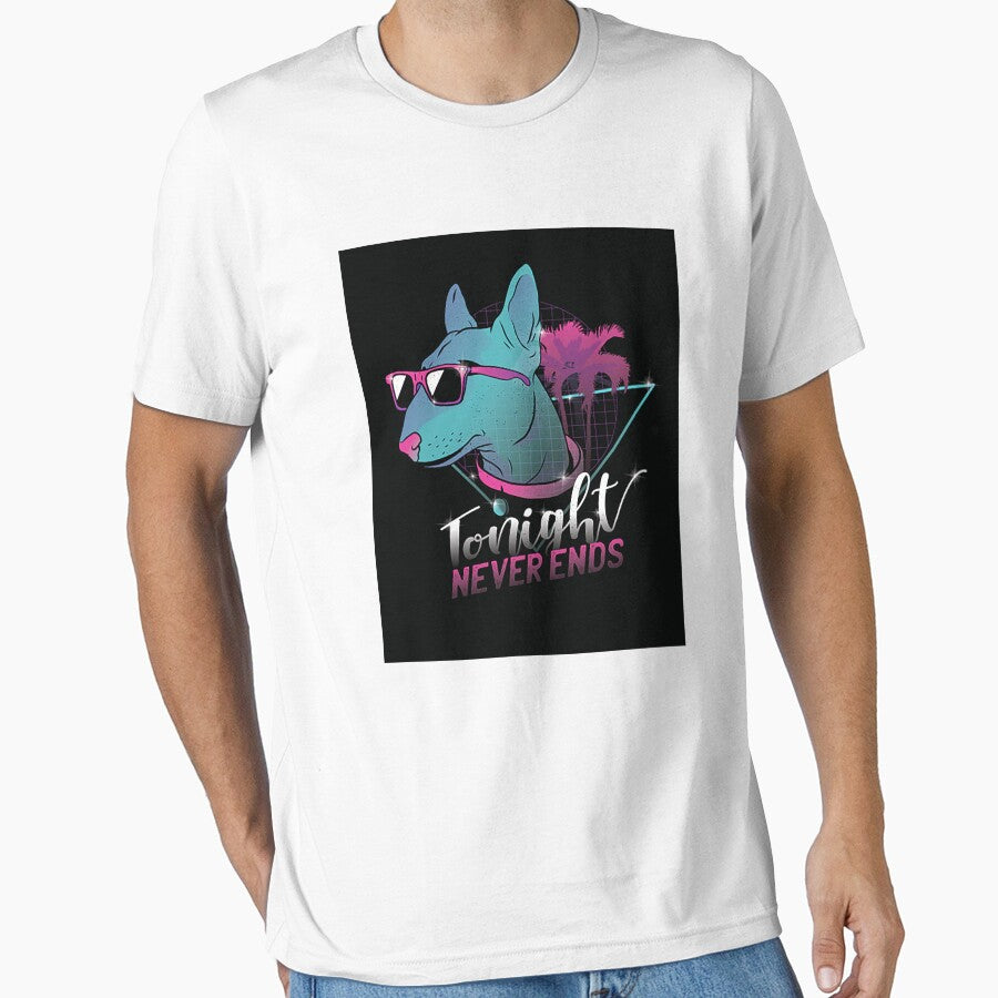 Vaporwave Party Dog 90s 80s Retro Gift by bostons2001