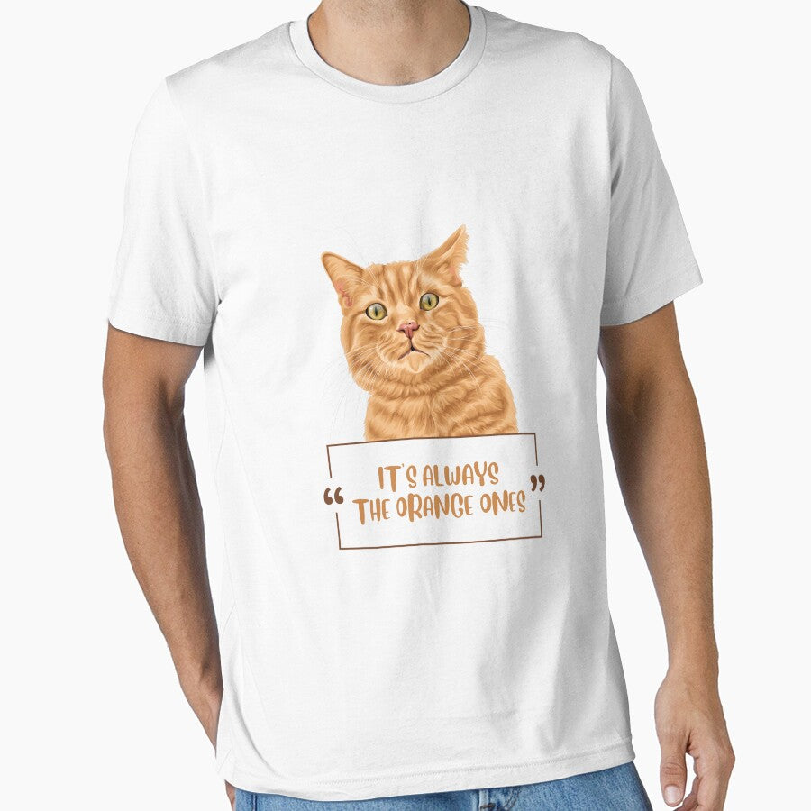 It's Always The Orange Ones (ginger cat) by clawfuldesigns