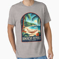 Dominican Republic Vintage Travel Illustration by HomeLivingCo