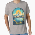 Helsinki Vintage Travel Illustration by HomeLivingCo