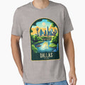 Dallas Vintage Travel Illustration by HomeLivingCo