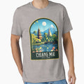 Chiang Mai Vintage Travel Illustration by HomeLivingCo