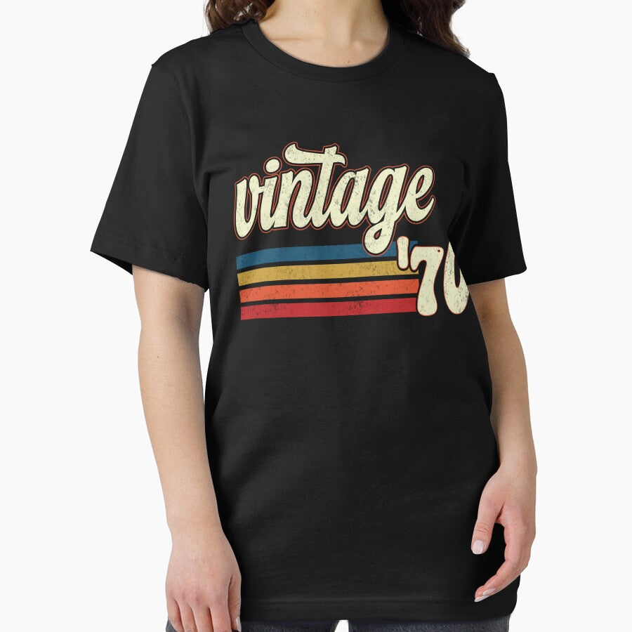 Vintage 1970 Retro Birthday| Vintage '70 Retro Stripes by FernaRoje