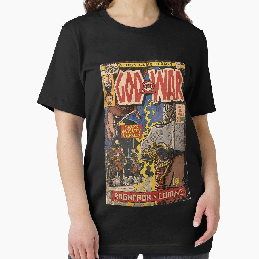 God of War Ragnarök Comic book cover Fan Art Classic by keeleighbumpus